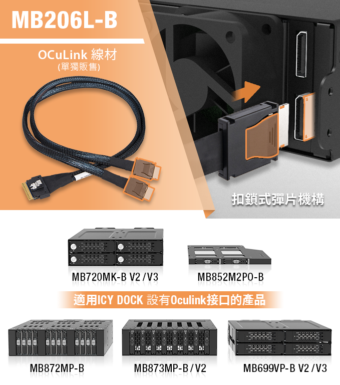 ICY DOCK 4 層式 M.2 NVMe SSD PCIe 4.0 硬碟抽取盒 (MB720MK-B V3) - PChome 24h購物